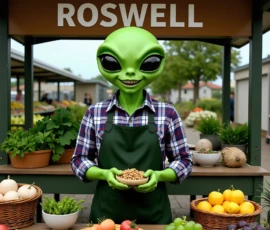 AI: Albert at Farmers Market
