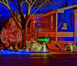 Special Effects - Christmas Lights at Night (HDR)